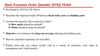 2. Inventory Model - One item with constant demand rate.pptx