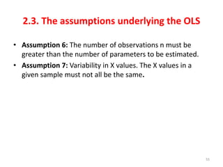 2. chapter2.pdf simple linear regression model | PDF