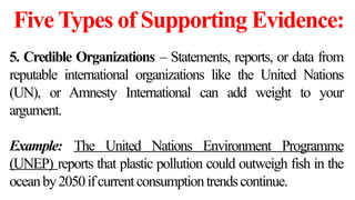 2. Five Types of Evidence (G8-Week 7).pptx