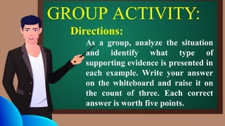 2. Five Types of Evidence (G8-Week 7).pptx