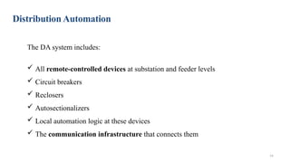 Distribution Automation System-Lecture PPT of Distribution Automation ...