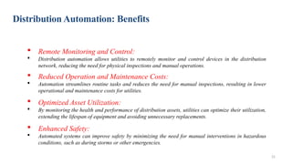 Distribution Automation System-Lecture PPT of Distribution Automation ...