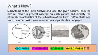 Origin and Structure of Earth ( The Subsystem) | PPTX