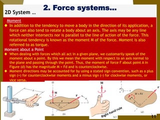 2. Force Systems AAU mechanics statics chapter 2 | PDF