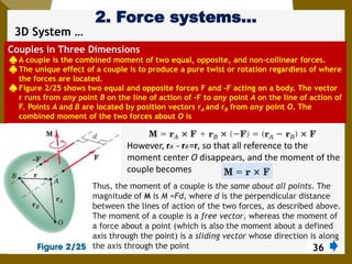 2. Force Systems AAU mechanics statics chapter 2 | PDF