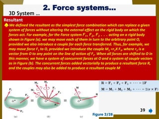 2. Force Systems AAU mechanics statics chapter 2 | PDF