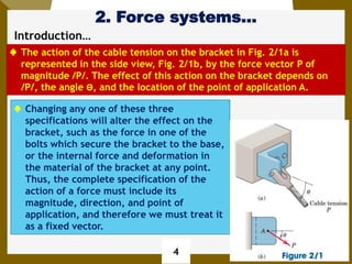 2. Force Systems AAU mechanics statics chapter 2 | PDF