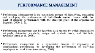 Strategic Employee Performance Management | PPTX