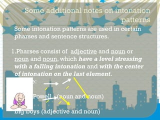 English Intonation Patterns by Teacher Adibah Hana, S.Pd. | PPTX
