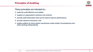 Basics of internal and external Auditing | PPTX