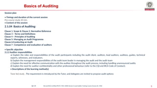 Basics of internal and external Auditing | PPTX