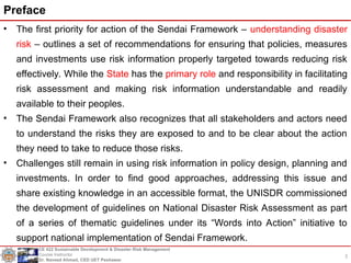 State Reduce Risk 2. National Disaster Risk Assessment .ppt