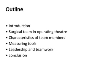 Operation Theatre Notes.pdf Lay out of a Standard Operating theater Lecture notes | PPTX