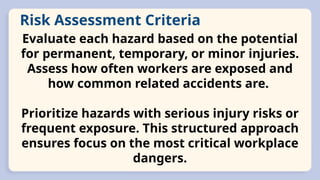 Acute Physical Risk Example 2. First Aid: PHYSICAL HAZARDS CAUSED.pptx