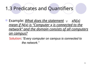 Comprehensive Guide to Predicates, Quantifiers, and Logic in Discrete ...
