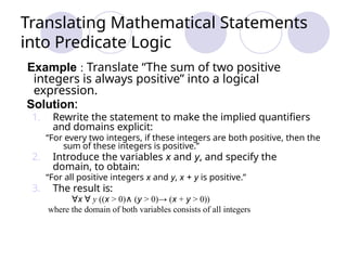 Comprehensive Guide to Predicates, Quantifiers, and Logic in Discrete ...