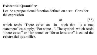 Logic Quantifiers Comprehensive Guide to Quantifiers in Logic and Set Theory | PPTX