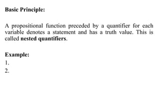 Comprehensive Guide to Quantifiers in Logic and Set Theory | PPTX