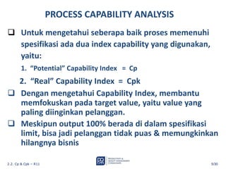 Comprehensive Guide to Process Capability Analysis: Cp, Cpk, and Cpm ...