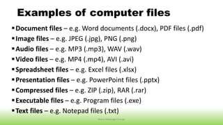 Ict File Types Comprehensive Guide to File Compression and Encryption in ICT | PDF