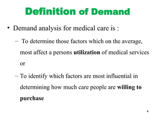 Understanding Demand and Supply in Healthcare Economics: Models ...