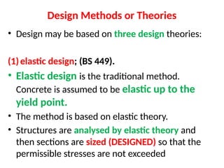 Comprehensive Overview of Reinforced Concrete Design Theories and Limit ...