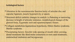 Temporomandibular Joint (TMJ) | PPTX