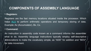 Comprehensive Overview of Assembly and Machine Programming Languages | PPTX