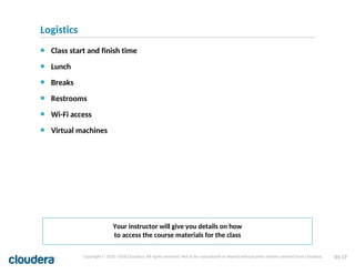 Comprehensive Introduction to Apache Kudu and Cloudera Ecosystem | PDF