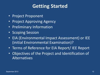 Comprehensive Environmental Impact Assessment of Development Projects | PDF