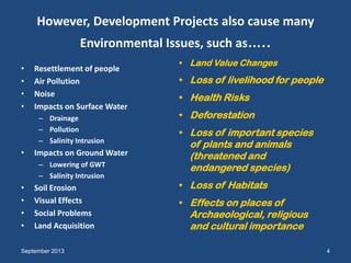 Comprehensive Environmental Impact Assessment of Development Projects | PDF