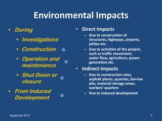 Comprehensive Environmental Impact Assessment of Development Projects | PDF