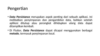 Comprehensive Guide to Data Persistence in Flutter Using Shared ...