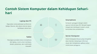 Software Computer Contoh Memahami Sistem Komputer: Arsitektur, Komponen, dan Contoh Praktis | PPTX