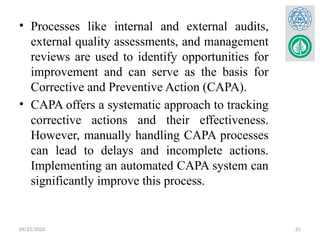 Comprehensive Overview of Laboratory Quality Management Systems and ISO ...