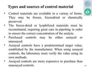 Standard Control Material Comprehensive Overview of Laboratory Quality Management Systems and ISO ...
