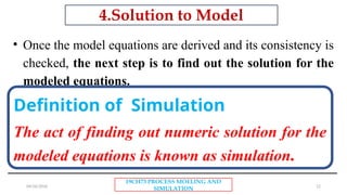 Comprehensive Principles of Process Modeling and Simulation in Chemical ...