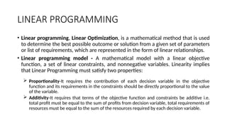 Comprehensive Guide to Linear Programming: Formulation and Graphical ...