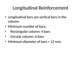 Comprehensive IS 456:2000 Specifications for RCC Column Reinforcement ...