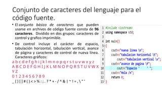 Elementos Básicos del Lenguaje C++: Sintaxis y Programación | PPTX