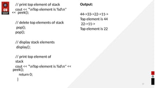 Comprehensive Guide to Stack Operations in Data Structures | PPTX