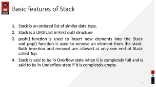 Comprehensive Guide to Stack Operations in Data Structures | PPTX
