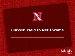 Curves: Yield to Net Income
 