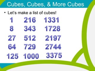 Combine Two Cubes Math 2/27/12 Special Factoring - Sum & Difference of Two Cubes | PPT
