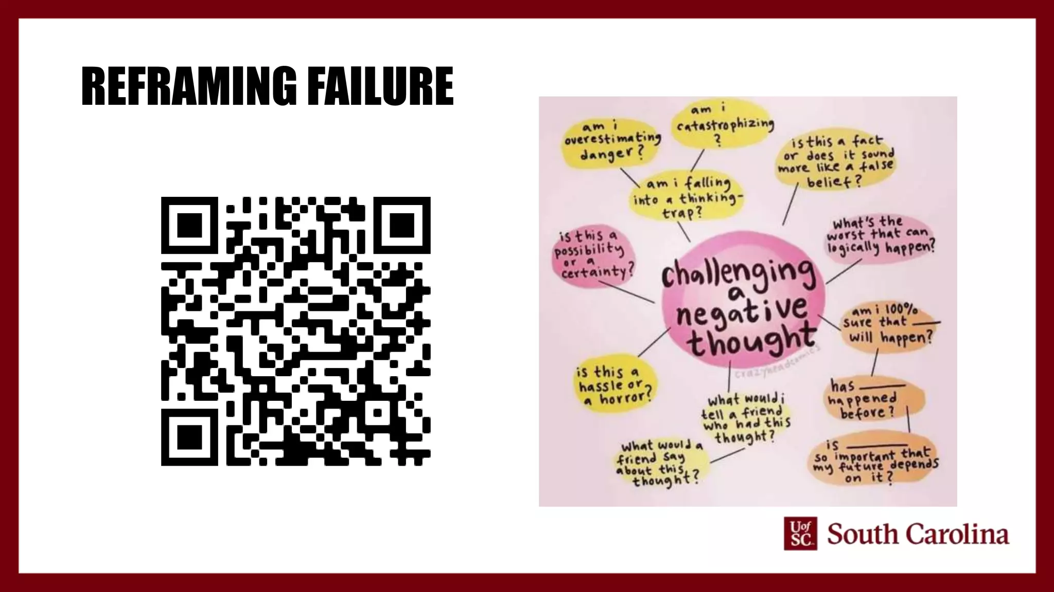 REFRAMING FAILURE
 
