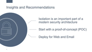 Isolation Security Example A Closer Look at Isolation: Hype or Next Gen Security? | PPT