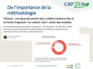 De l’importance de la
méthodologie
27 – 29 septembre 2023 1ères Biennales des Conseillers CAP’2ER®
3
 