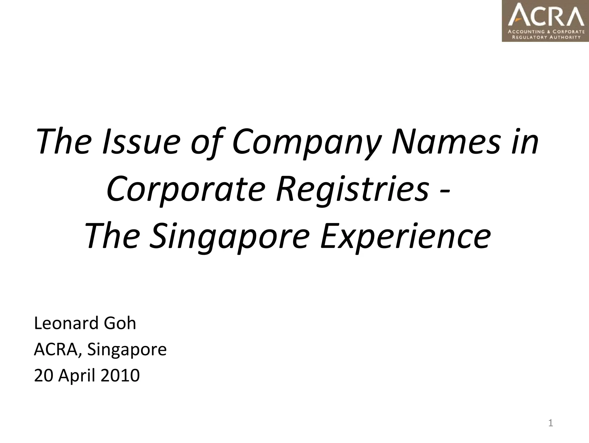 2 2 Company Names singapore PPT 2-2-company-names-singapore-ppt