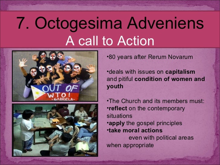 Octogesima adveniens purpose picture