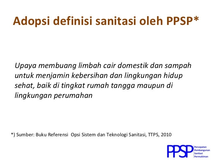 Dasar-dasar Sanitasi Permukiman